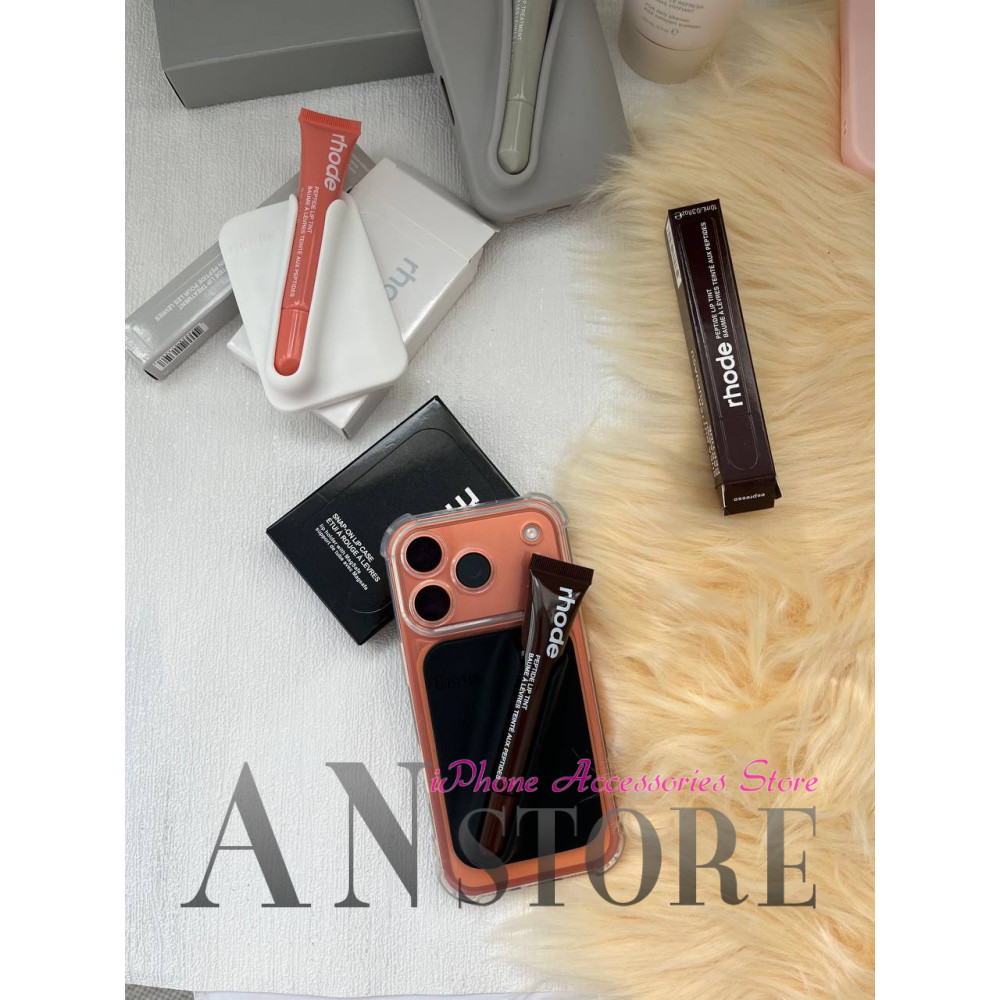 Магнітний тримач для бальзаму або блиску на телефон RHODE Lip Case Black чорний 